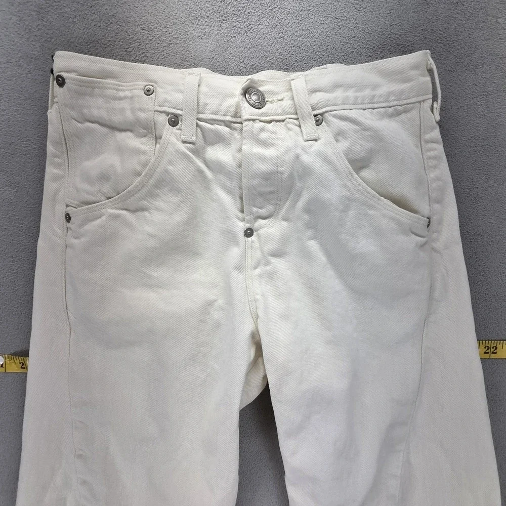 Vintage Levis Engineered Jeans Mens 27x32 White Buckle Back Twisted One Pocket